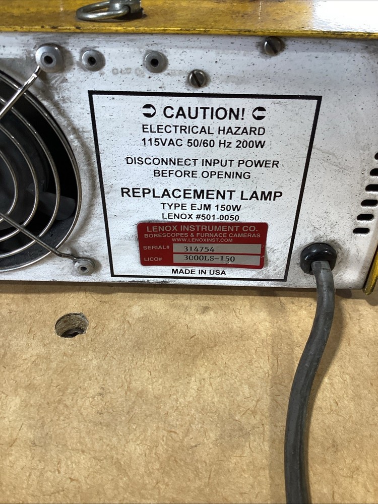 LENOX INSTRUMENTS FLS-150 Fiberoptic Light Source