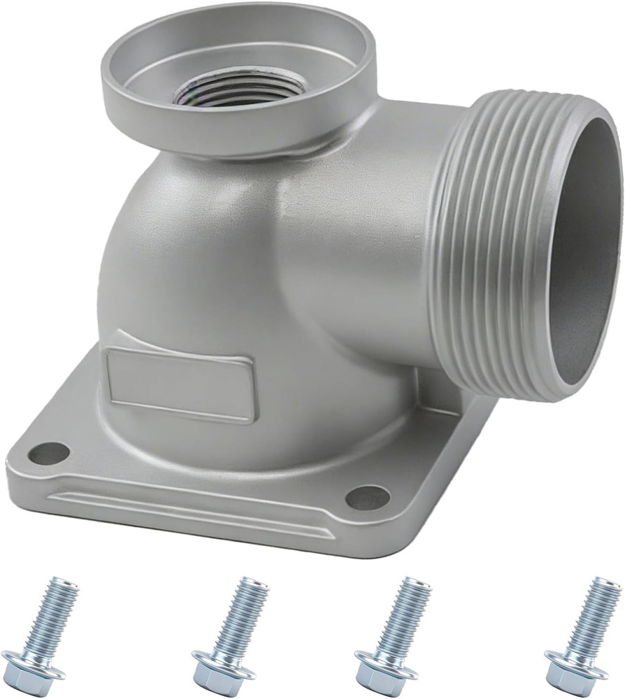 63405 NPT Threaded Outlet with 4 Bolts Compatible with Predator 2 Inch 212Cc Eng