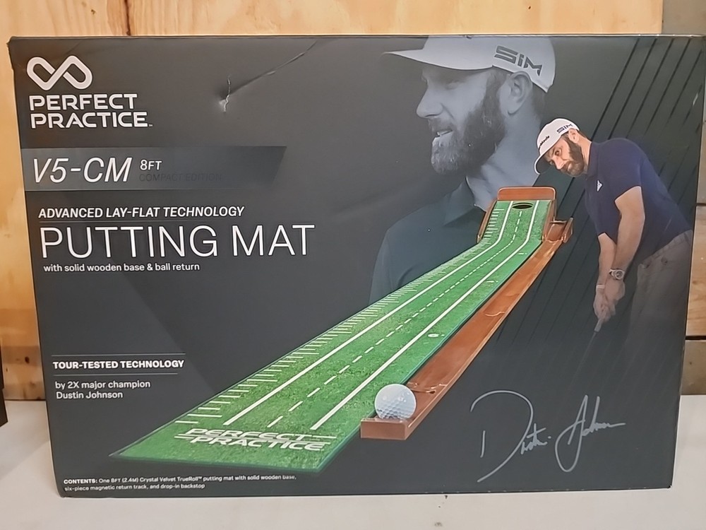 Perfect Practice V5 Compact Putting Mat - 8' Green