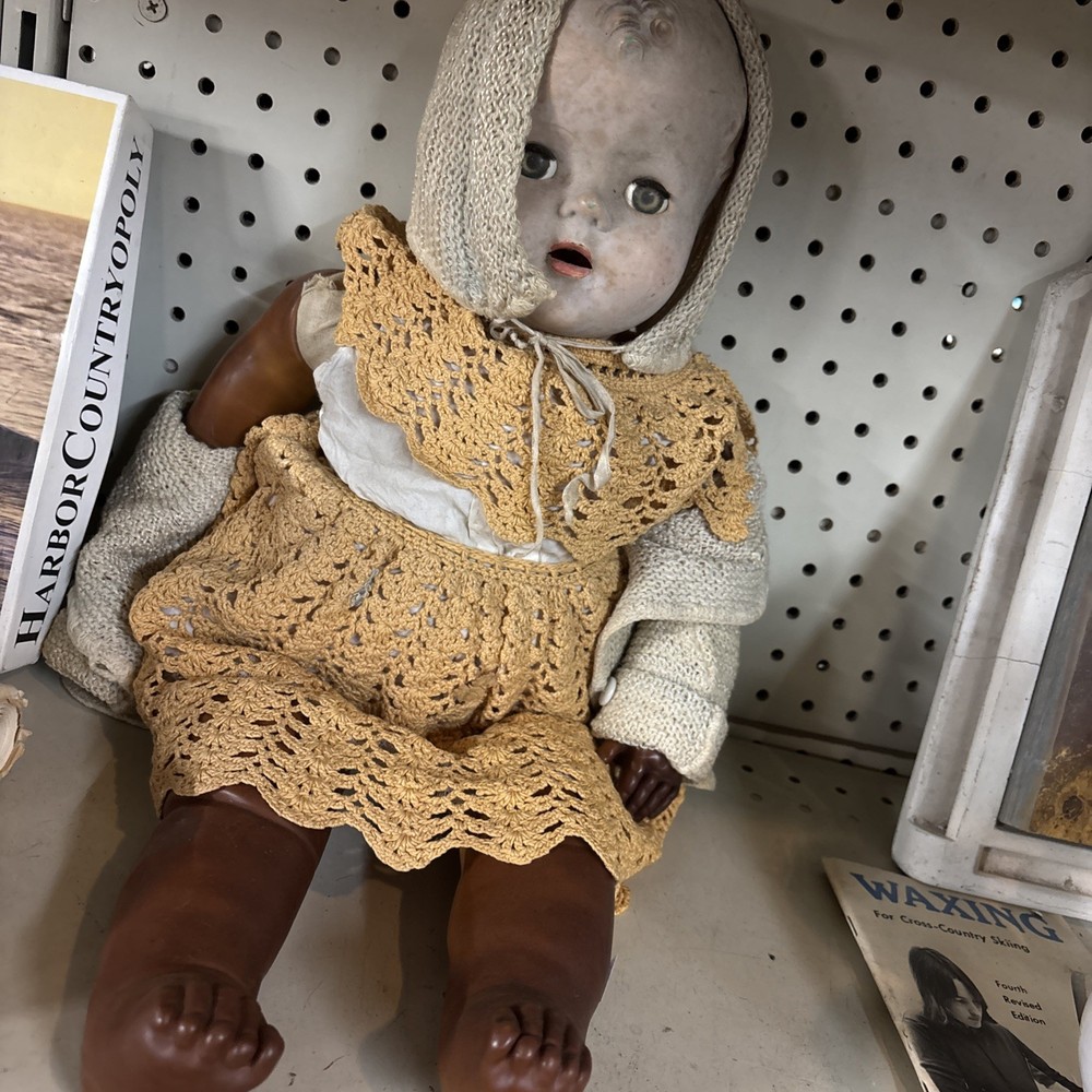 Composition Doll Haunted Entity "Roe” DEMONIC Handle With Caution! 1930s VTG