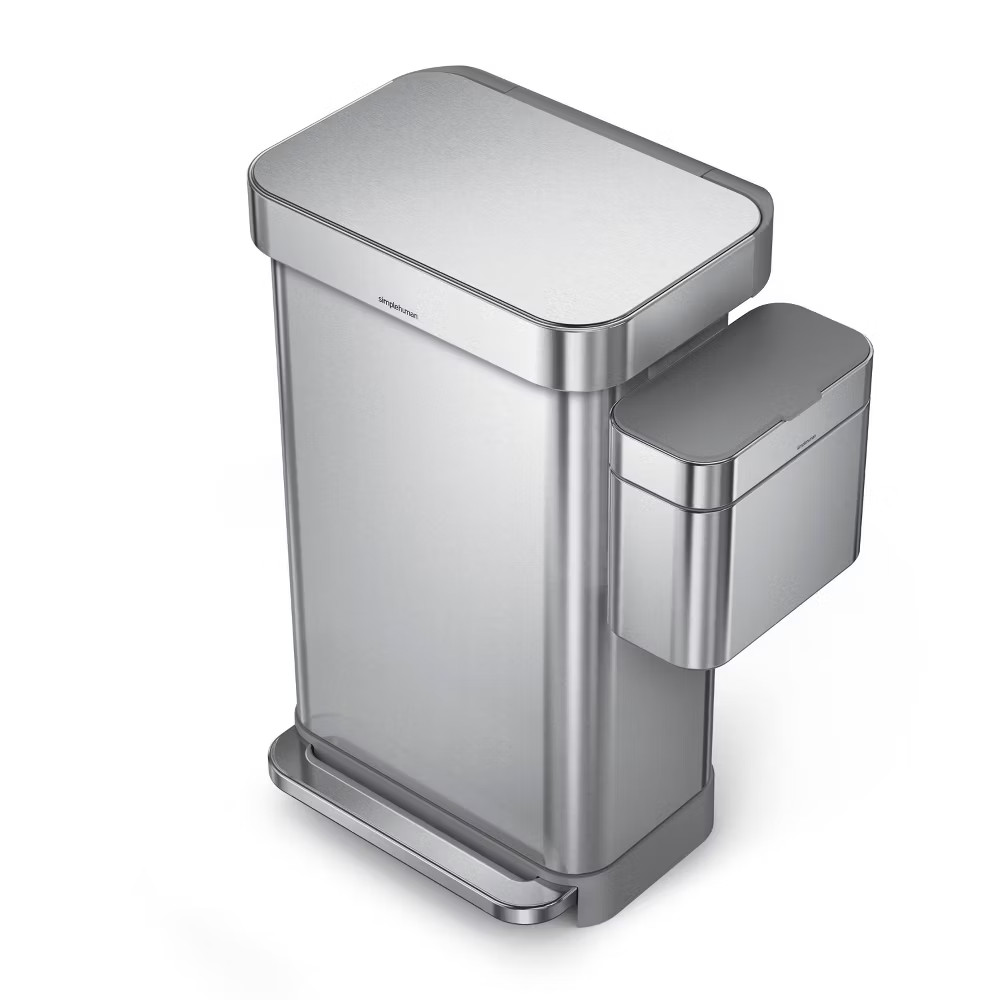 simplehuman Compost Caddy Silver