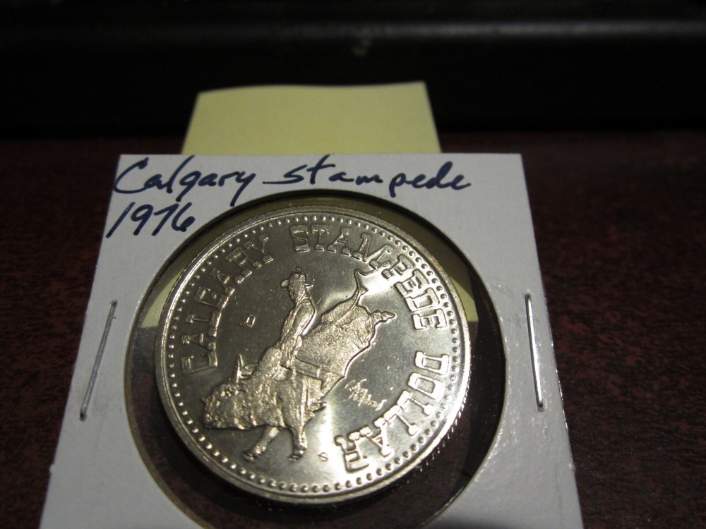1976 - Calgary Stampede - Boot - Commemorative - Canada Trade Dollar / Token