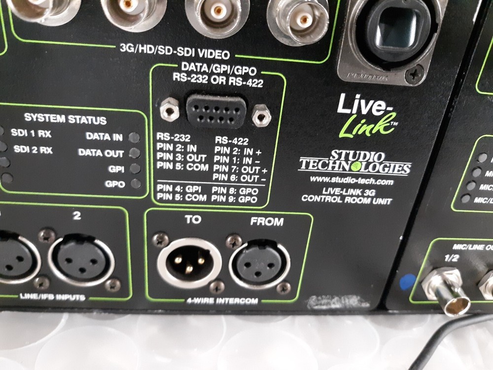 Pair of Studio Technologies LL3GCR-032 Control Room Unit Ears NO AC *TESTED*