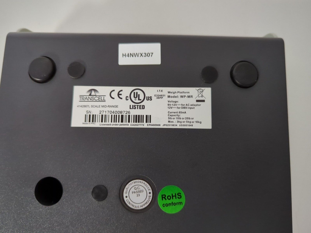 TRANSCELL 4142867L SCALE MID-RANGE MODEL: WP-MR