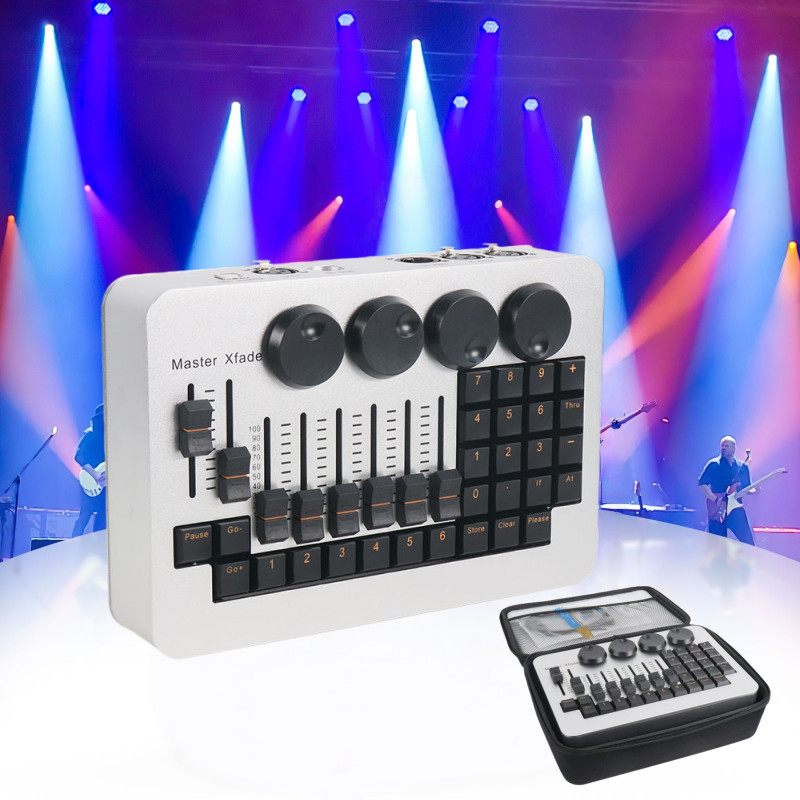 MA Mini Stage Light Console DMX Controller Lighting Console Mixer Board W/BAG