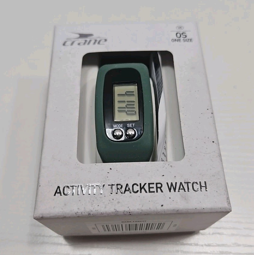 Crane Green Activity Tracker Watch One Size
