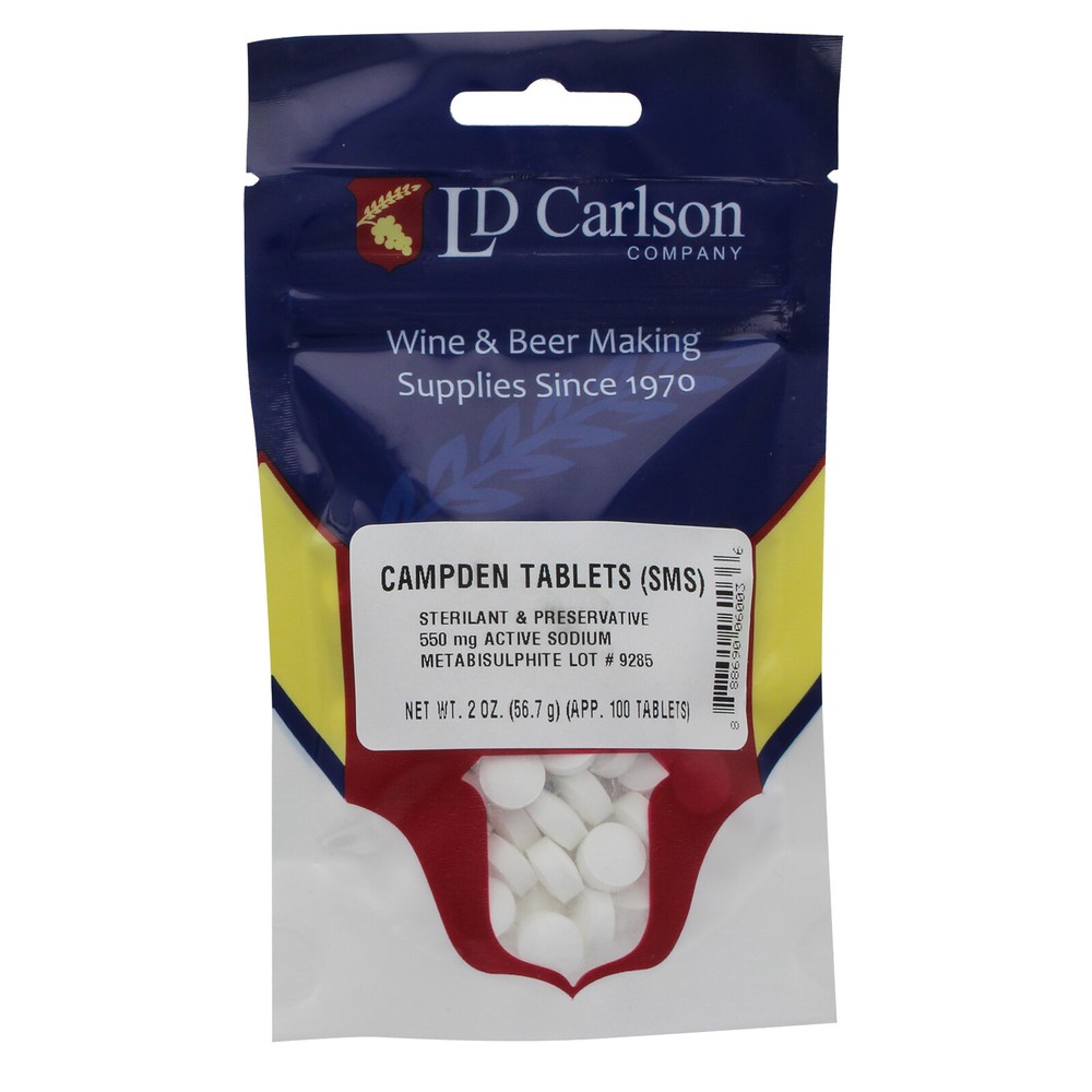 Campden Tablets (sodium metabisulfite) - 100 Tablets