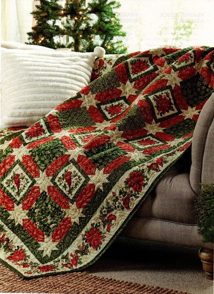 Redbird Quilt Pattern Pieced ET