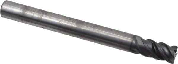 Seco 1/4" Diam 4 Flute Single End Solid Carbide 0.015" Corner Radius End Mill...