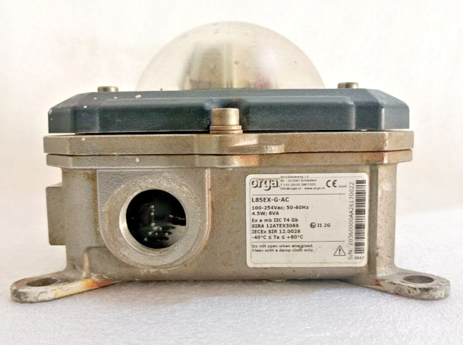 Orga L85EX-G-AC Explosion Proof LED Helideck Perimeter Light Used Fast Shipping