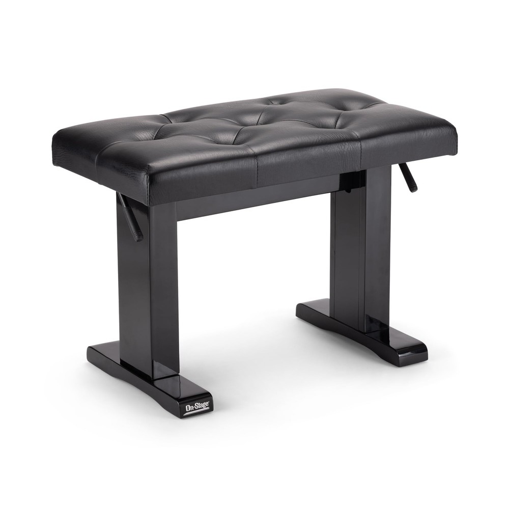 Height Adjustable Piano Bench Padded - On-Stage
