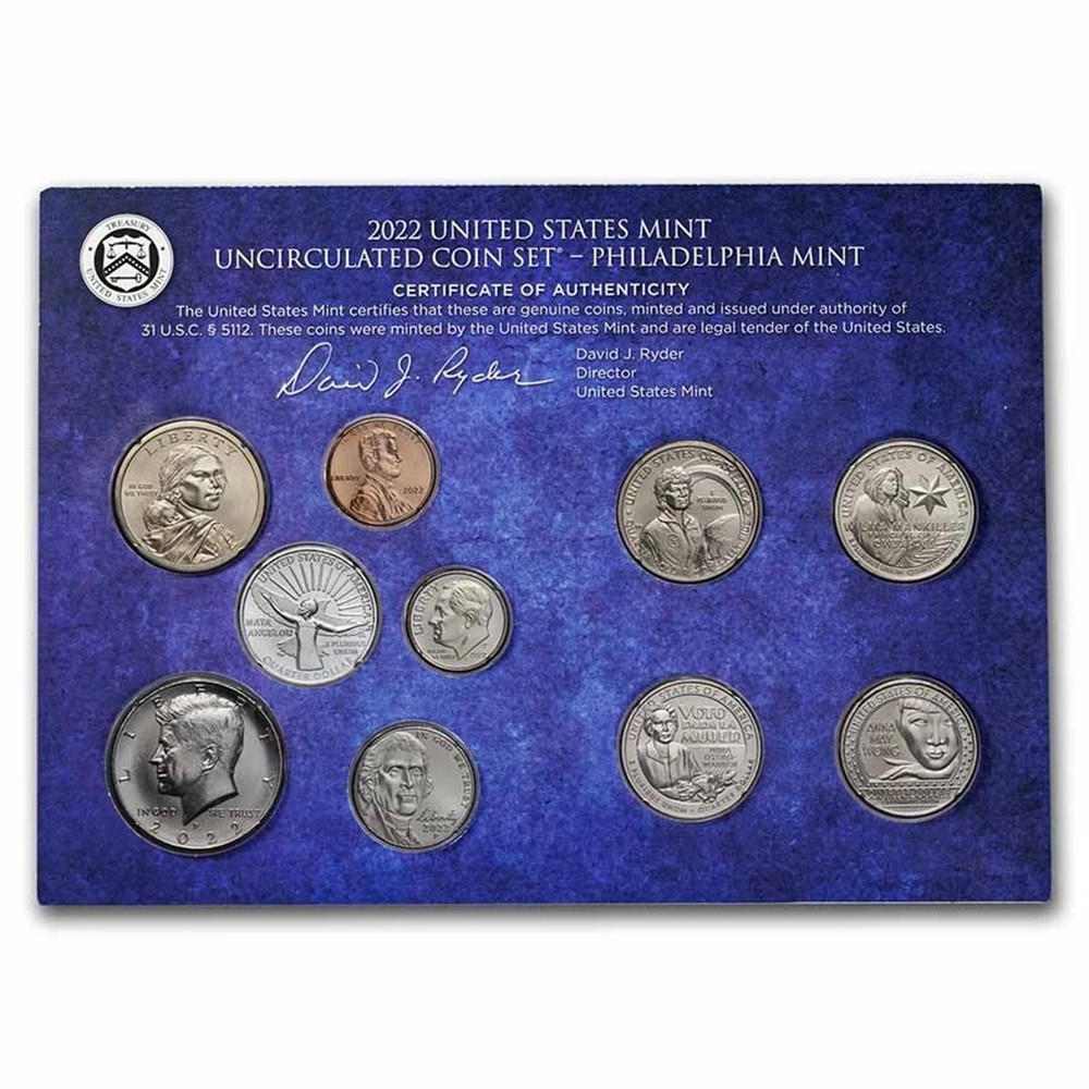 2022 PD US Mint Set (OGP) 20 coins