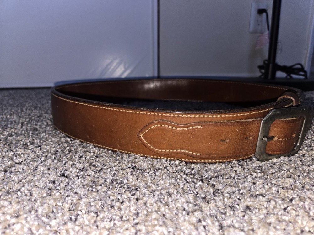Leather Ammo Ammunition Belt 24 Rounds