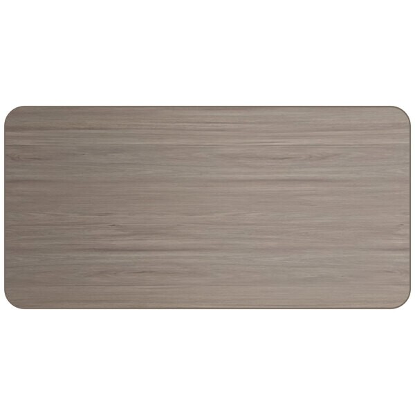 30" x 60" Rectangular Restaurant Table Top with Ash Laminate Top Finish