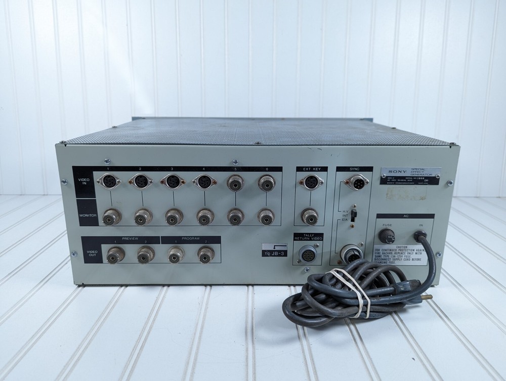 Sony Special Effects Generator SEG-2 Vintage Powers on Broadcast Editor