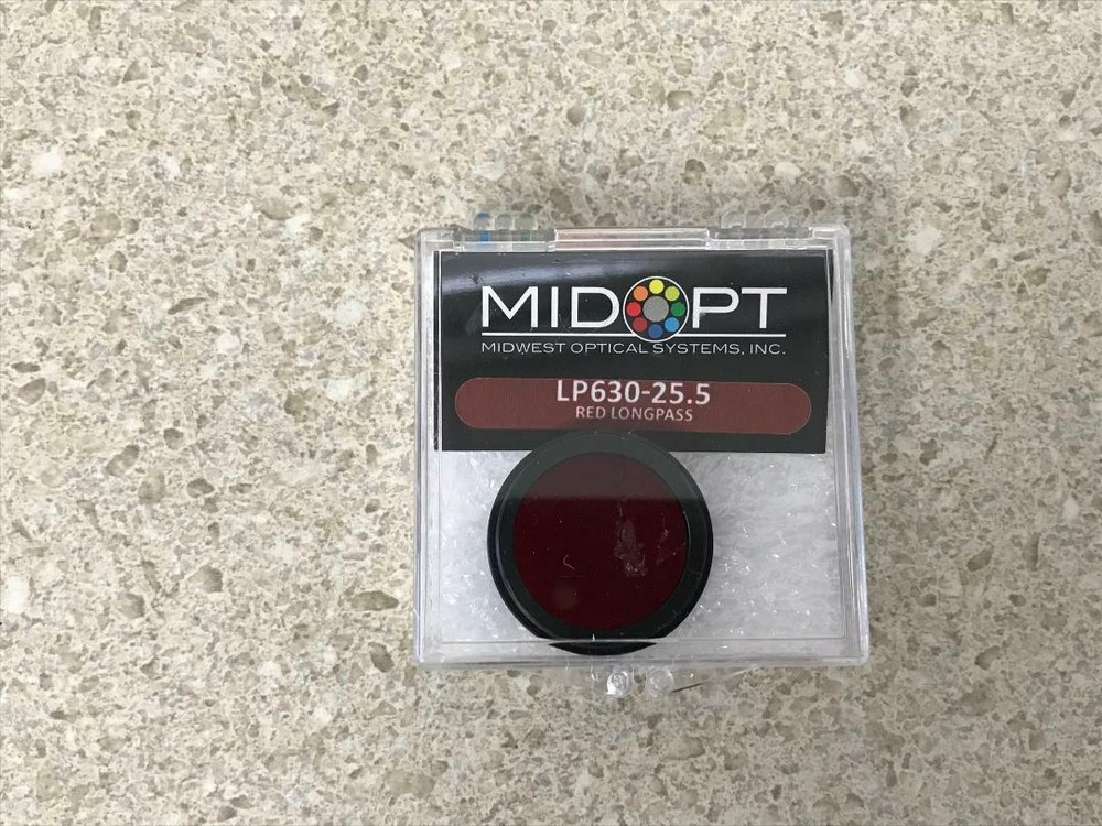 Midopt LP630-25.5 Red Longpass Filter NEW