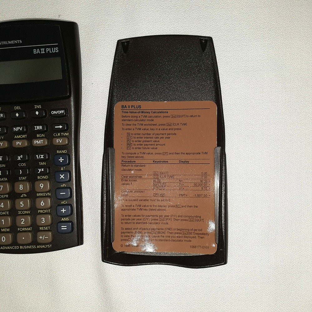 Texas Instruments BA II PLUS Financial Calculator