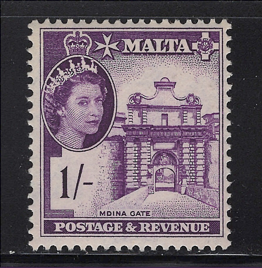 Malta Scott # 256 MH Mdina Gate 1956-1957