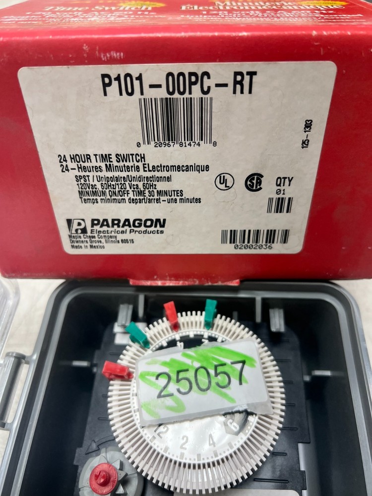 Paragon P101-00PC-RT 24 Hour Time Switch
