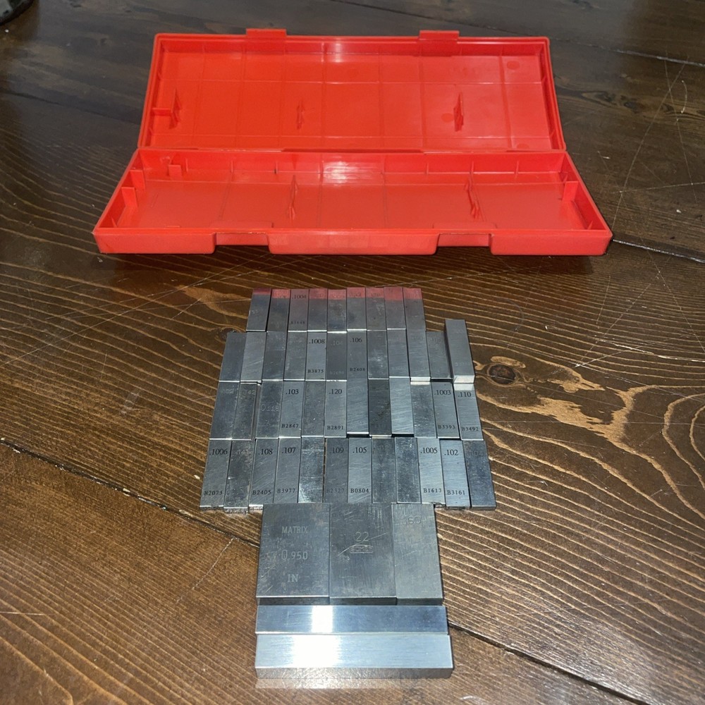 50 Miscellaneous Gage Blocks Steel