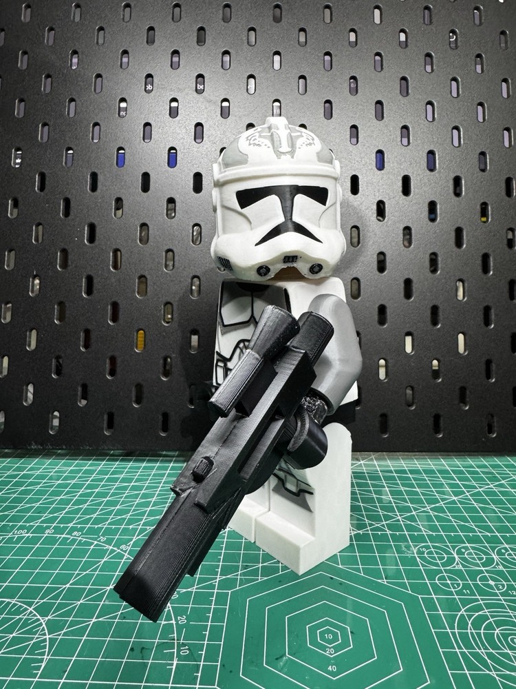 3D Printed - 9in - Star Wars LEGO INSPIRED CLONE TROOPER 104th Wolf Pack