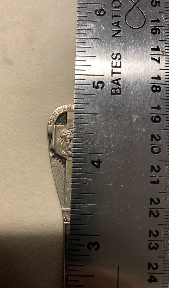 VTG Oberammergau 800 Silver Souvenir Spoon.