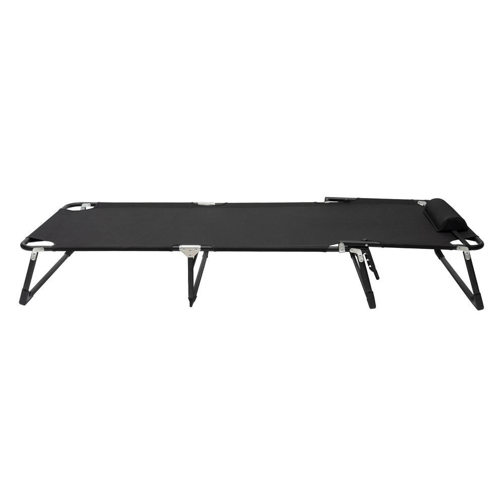 Office Nap Bed Adults Folding Sleeping Cot Heavy Duty Adjustable Cots Camping