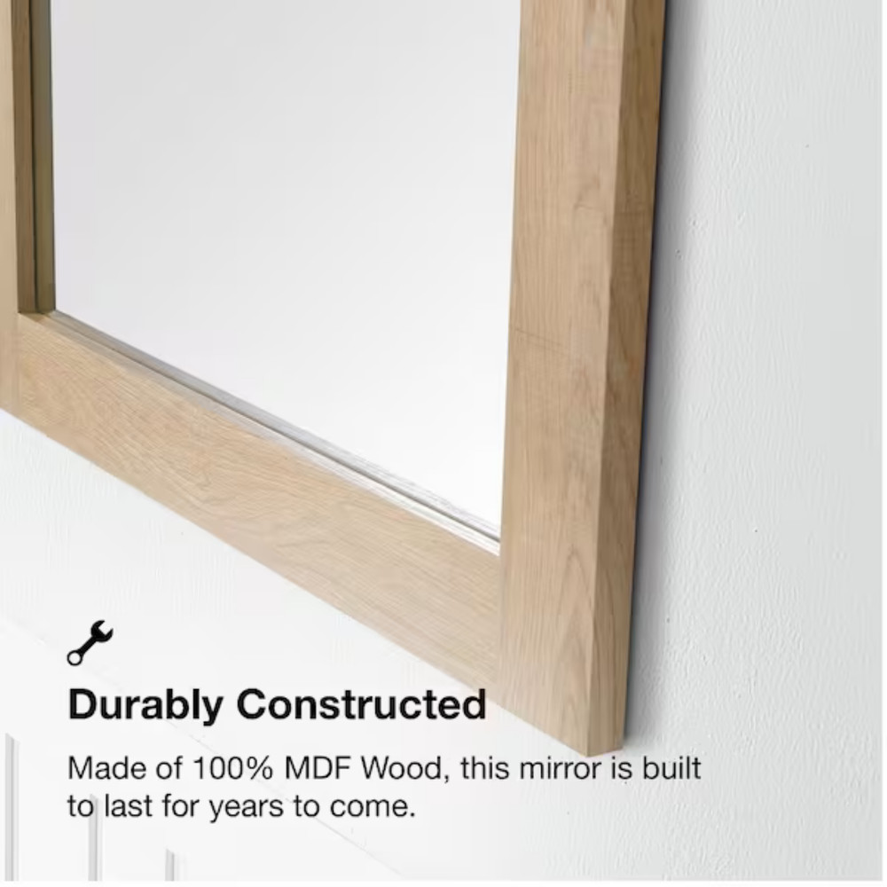 Glacier Bay Huckleberry 24 in. W x 32 in. H Rectangular Framed Wall Mount Bathro