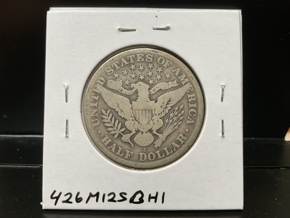 1912-S Barber Half