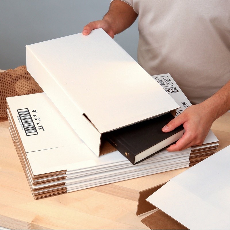Side Loading Shipping Boxes 30 Count Durable Corrugated Mailers Secure Shipping