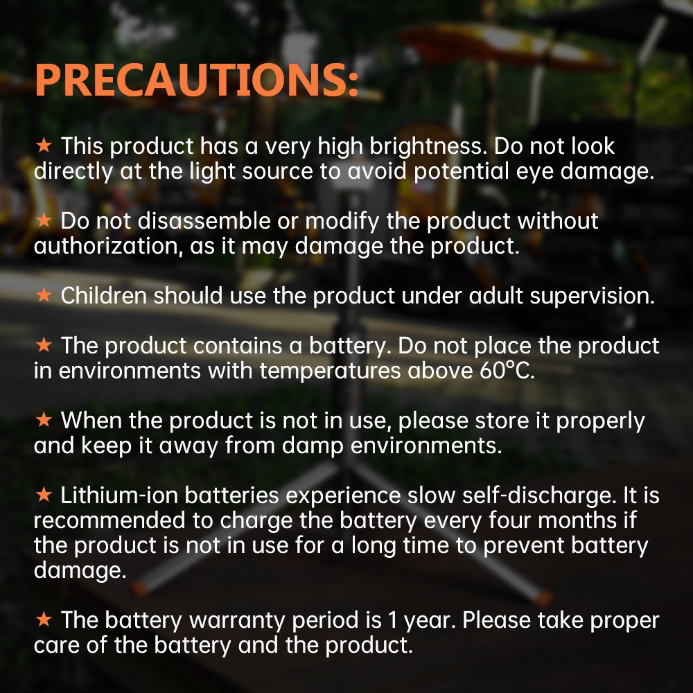 Rechargeable Smart Remote Magnetic Flashlight - Adjustable Height Camping Light