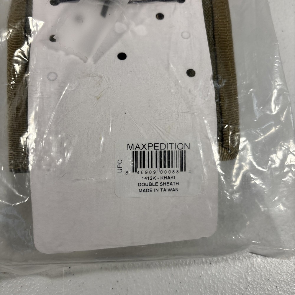 NEW Maxpedition 1412K Double Sheath Khaki