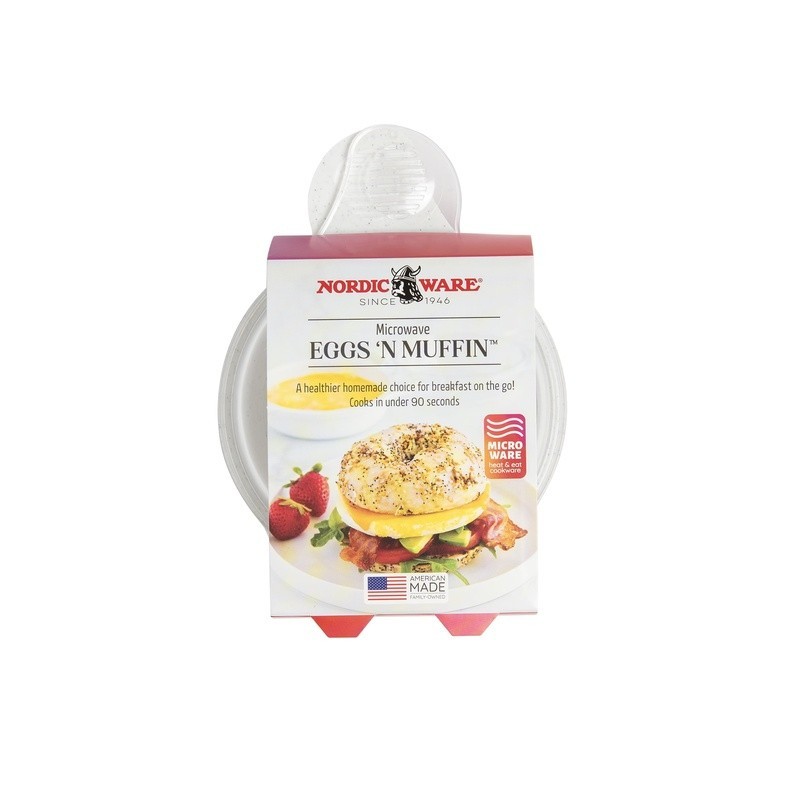 Egg Sandwich Maker Microwave Non-Stick Round Egg Cooker Breakfast Tool Easy Use