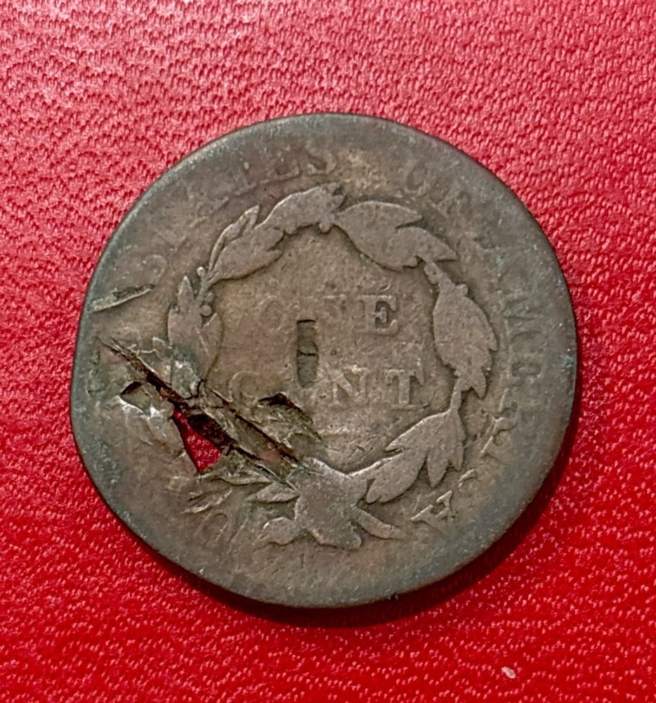 1818 Large Cent Filler “Holed” ENN Coins