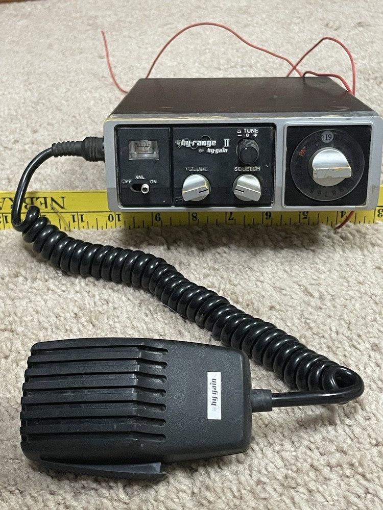 hy-gain CB Radio-23 Channel-untested-includes Microphone & Mounting Bracket