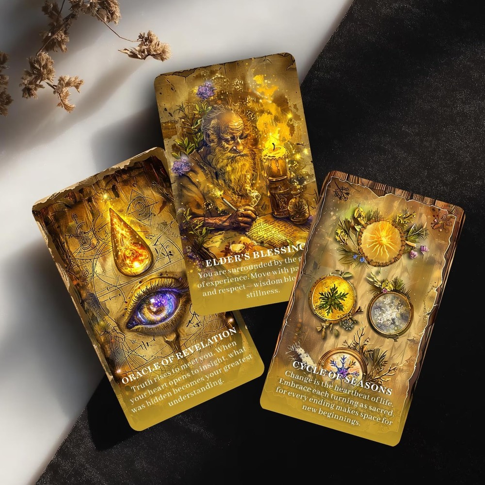 GRIMOIRE OF SHADOWS Oracle Deck: A Mystical Oracle for Shadow Work, Intuition...