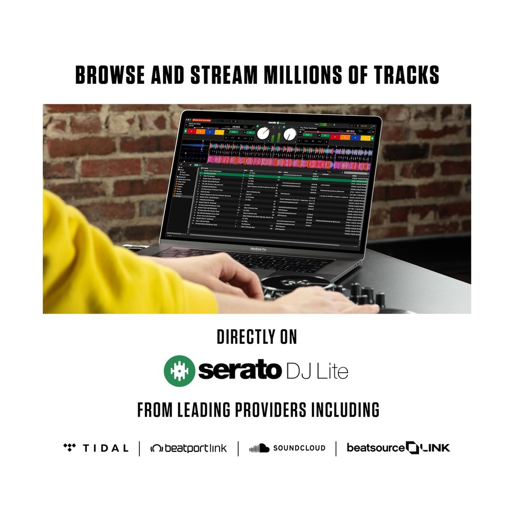 DJ Controller Bundle - USB DJ Set with Party Lights, 2 Decks, DJ Mixer, Audio...