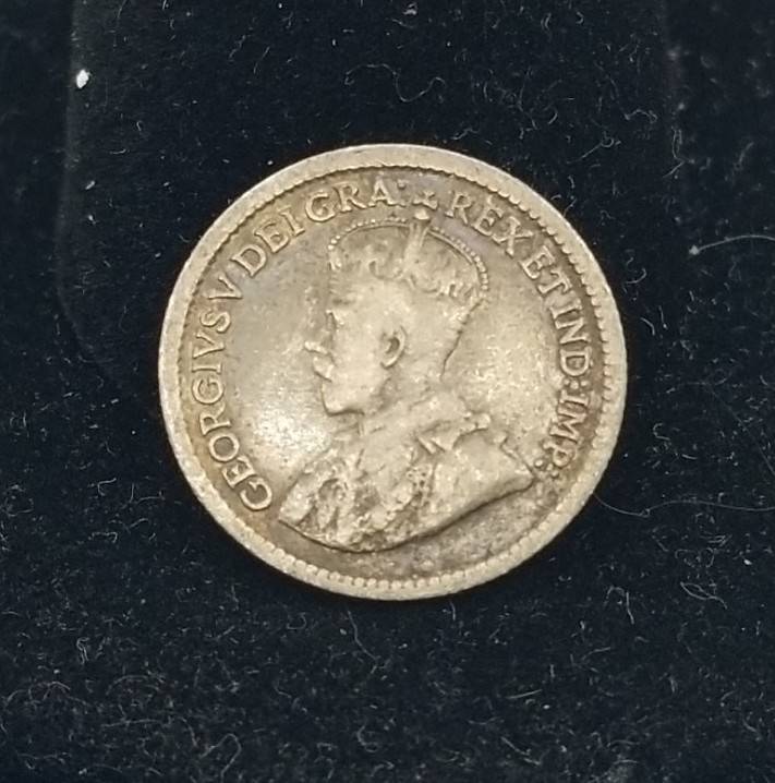 1914 Canada 5 Cent Nickel - George V #4843