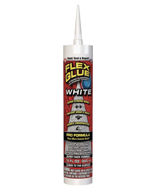 Flex Glue Strong Rubberized Waterproof Adhesive, 10-oz PRO FORMULA