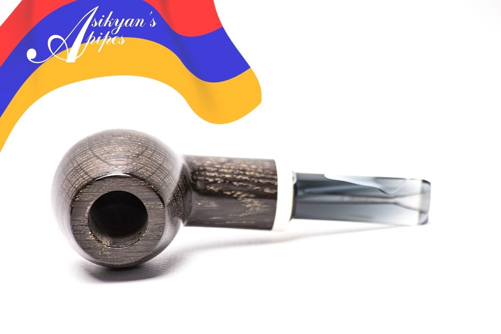 Asikyan Pipe #454/25 Reverse Calabash Morta Smooth Hand Made