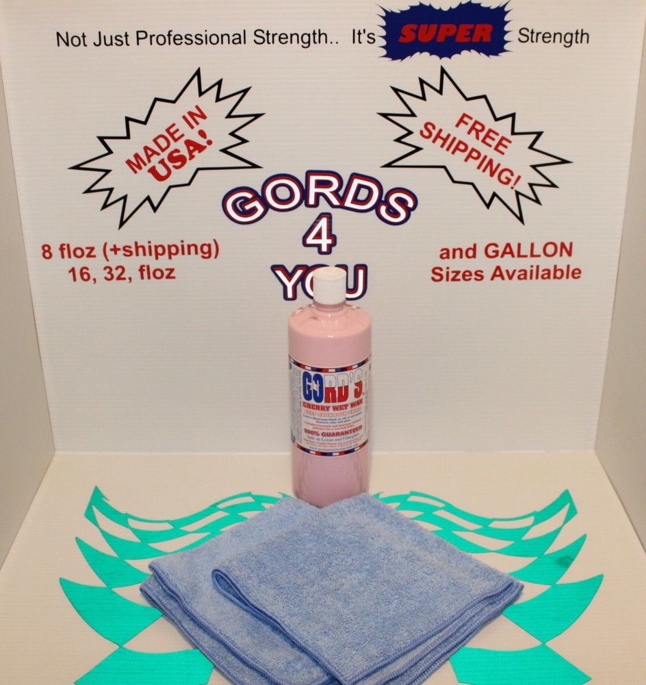 GORD'S 32 FLOZ Cherry Wet Wax Kit