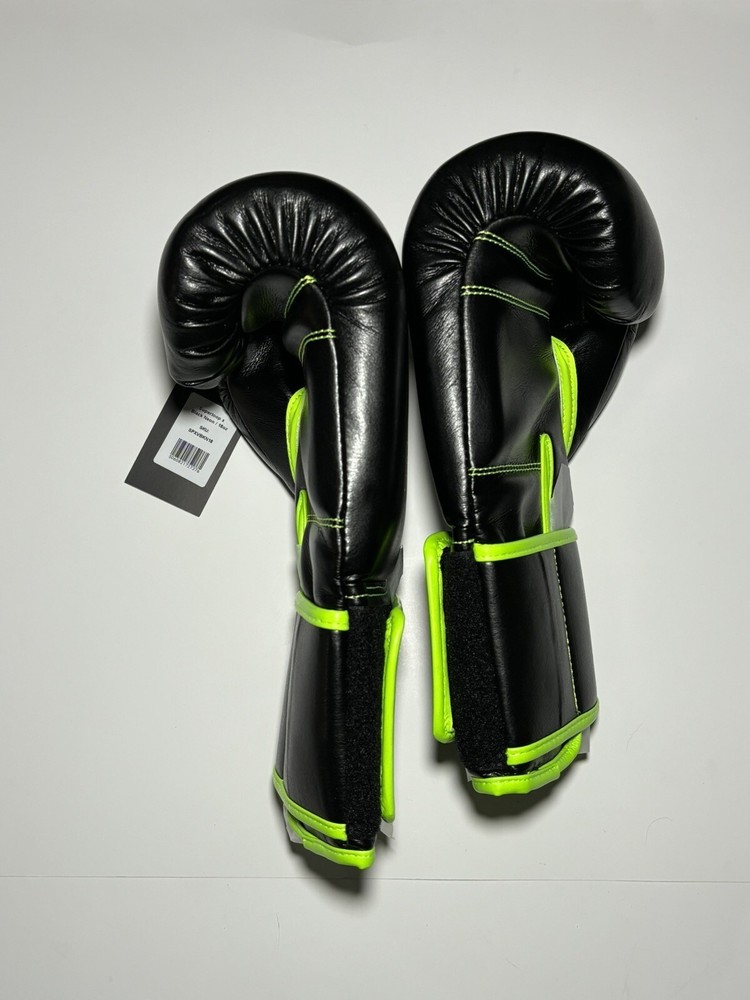 FLY Superloop X 18oz Training Gloves Black Green - High Quality Padding