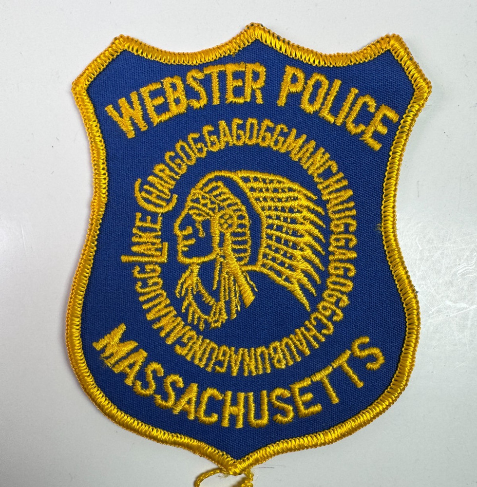 Webster Police Massachusetts MA Patch J8a
