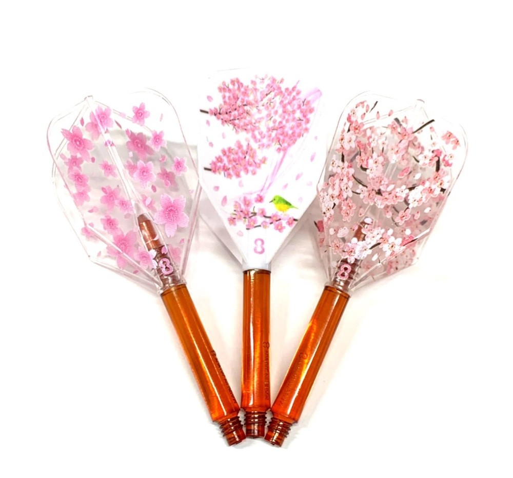 8 Flight Candy Maple Regular 26mm Fixed Shafts