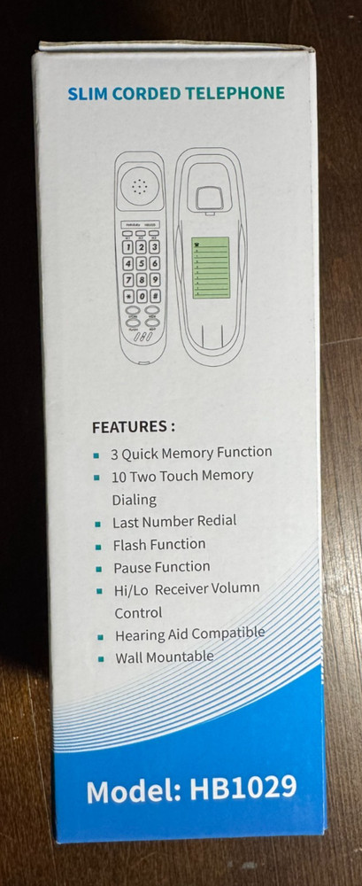 HelloBaby Slim Corded Telephone Model: HB1029