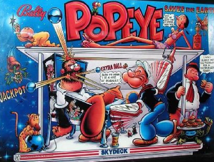 POPEYE Complete LED Lighting Kit custom SUPER BRIGHT PINBALL LED KIT
