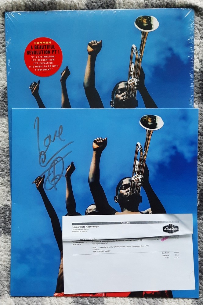 Common A Beautiful Revolution Part 1 Signed Autographed LP Record