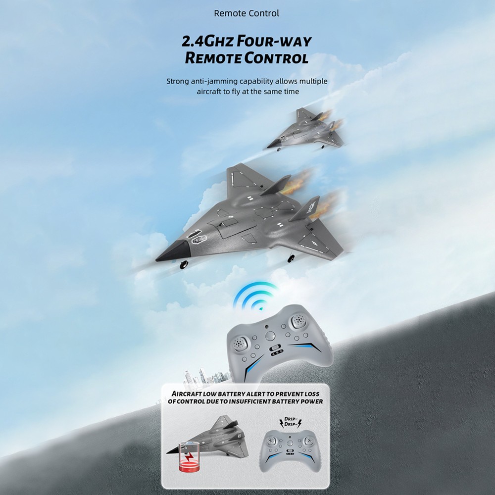 9IMOD SR72 RC Plane 2.4G 4CH EPP Foam Remote Control Aircraft RC Future Fighter