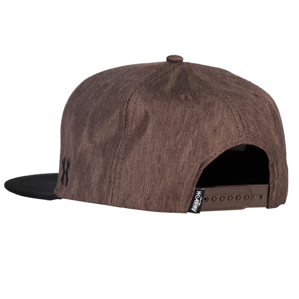 HK Army Snapback Hat - Clip - Black / Tan