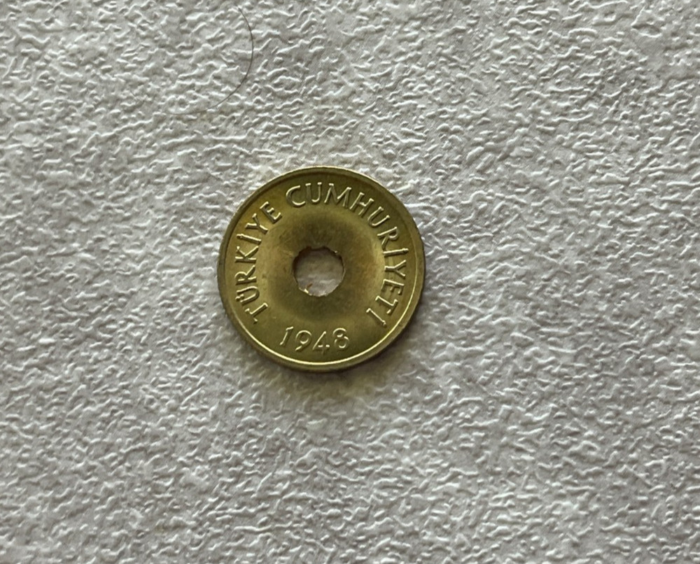 1948 Turkey 1 One Kurus L2